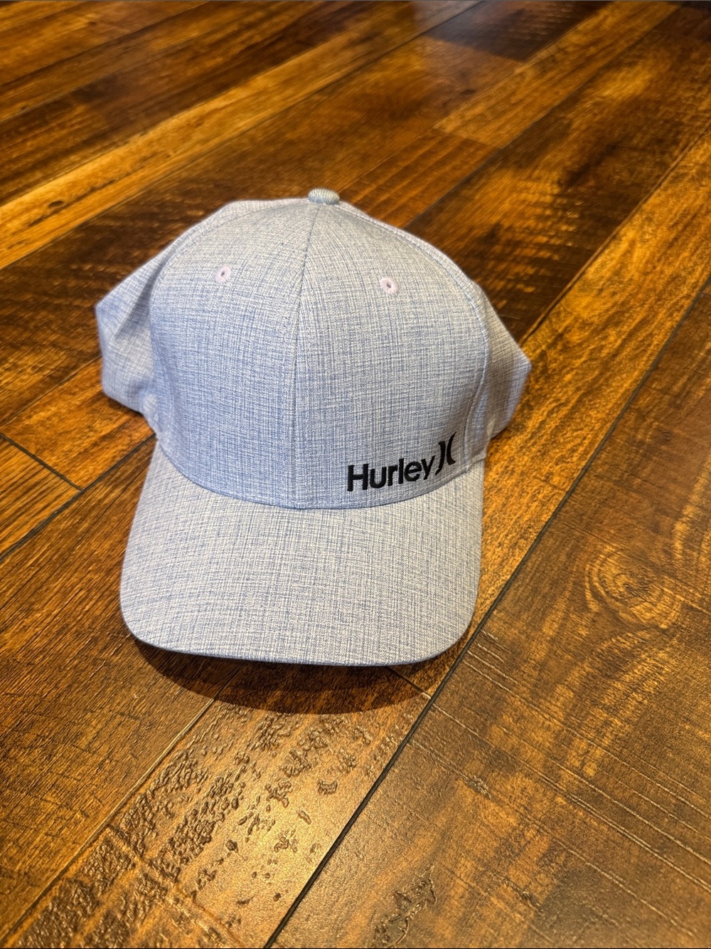 HURLEY Stewart Corp FlexFit Side Logo Men's Hat Indigo  Size L/XL